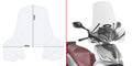 GIVI SZYBA PRZEZRPCZYSTA 49 x 66 cm (H x W) - KYMCO / PIAGIO / SYM (SPRADŹ MODELE)