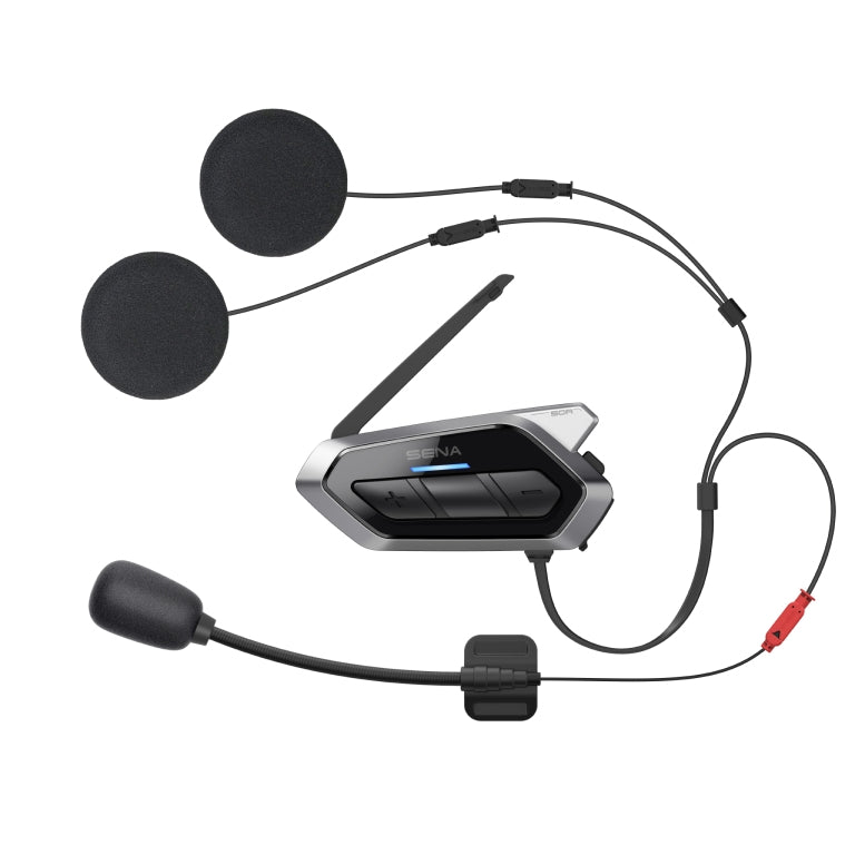 SENA INTERKOM MOTOCYKLOWY 50R QUANTUM MESH 2.0 BLUETOOTH 5.0 DO 2000M Z RADIEM FM ORAZ SYSTEMEM AUDIO HARMAN KARDON ( 1 ZESTAW ) (EL) – zdjęcie 5