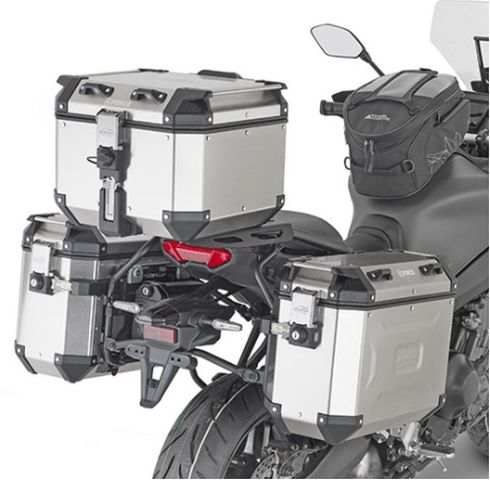 KAPPA STELAŻ KUFRÓW BOCZNYCH MONOKEY CAM SIDE YAMAHA TRACER 9 '21-'24, TRACER 9 GT '21-'24, TRACER 9GT+ '21-'24 - POD KUFRY KFR K'FORCE ORAZ KVG K'VOYAGER ALU