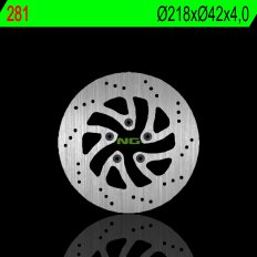 NG TARCZA HAMULCOWA PRZÓD ITALJET JACKPOT 125 01, JUPITER 125 02, MILLENIUM 125 00-02 (5X6,5MM) – zdjęcie 2