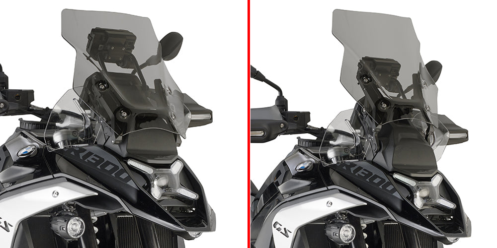 KAPPA SZYBA BMW R 1300 GS '24-'25 (54,5 X 49 CM) PRZYCIEMNIANA (DO MODELI BEZ RADARU)