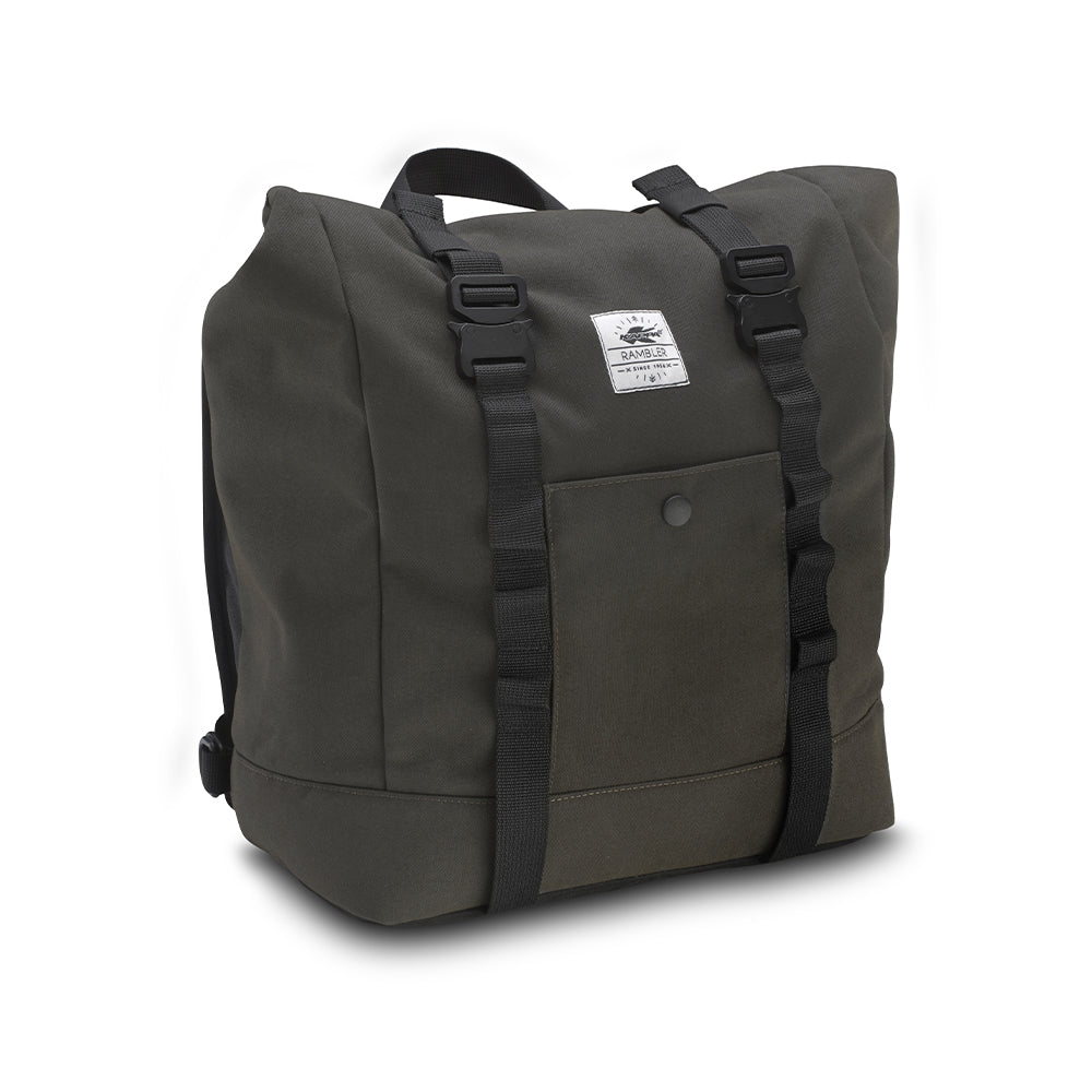 KAPPA TORBA BOCZNA / SAKWA ( PLECAK ) 17L (WYS. 40 X SZER. 28 X GŁ. 15CM) KOLOR OLIWKOWY CIEMNY (CAFE RACER RAMBLER) – zdjęcie 7