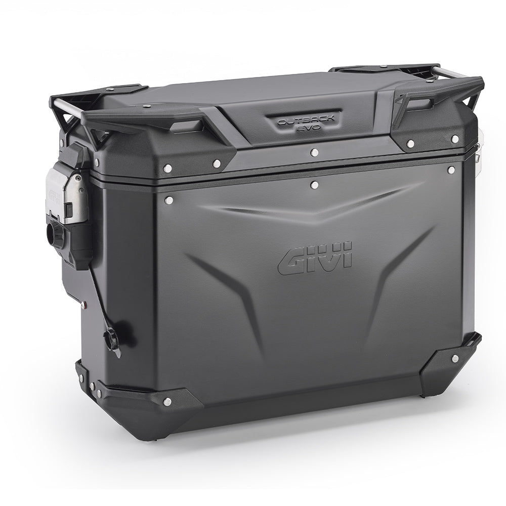 GIVI KUFER BOCZNY TREKKER OUTBACK EVO SMART BLACK LINE (PRAWY WCIĘTY) (33LT) - (WKŁADKĘ SLR... NALEŻY DOKUPIĆ DODATKOWO)