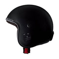 CABERG KASK OTWARTY JET MODEL FREERIDE X SOLID KOLOR CZARNY MAT (WIZJER Z ZESTAWIE)
