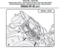 GIVI (WYCOFANY) STELAŻ SAKW BOCZNYCH ST604 - YAMAHA MT-09 (17 >20)
